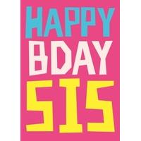 Sis | Birthday Card