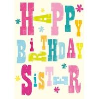 sister birthday card