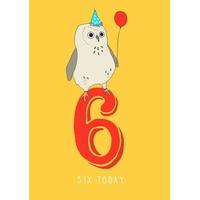 Six Today | Birthday Card | SS1006