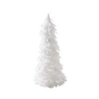 silver feather tree decoration