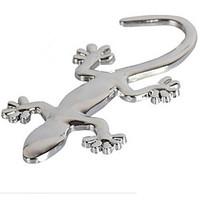 Silver Metal Gecko Car Stickers(104.5)