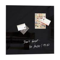 sigel artverum® Glass Magnetic Board (48 x 48 cm) GL110 Black