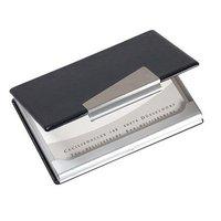 sigel business card case silverblack