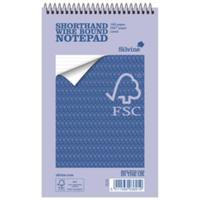 Silvine Notebook Spiral Bound FSC Paper Feint Ruled (160 Pages) 5x8 inch - Pack of 10