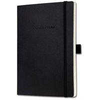 Sigel Conceptum Classic (A5) Lined Softcover Notebook (Black)