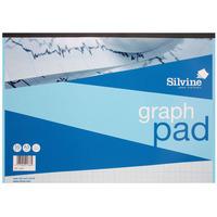 Silvine A3GP A3 Graph Paper Pad 1/5/10 50 Sheets