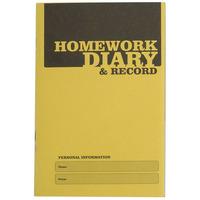 silvine ex205 a6 homework diary pack of 20