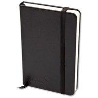 silvine executive a5 notebook soft feel 160 pages black