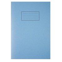 Silvine (A4) Exercise Book Plain 75gsm (80 Pages) Blue (Pack of 10)