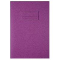 Silvine (A4) Exercise Book Ruled and Margin (80 Pages) Purple (Pack of 10)