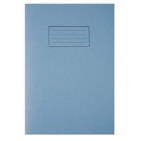 Silvine (A4) Exercise Book Ruled and Margin (80 Pages) Blue (Pack of 10)