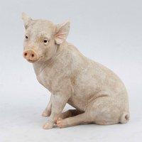 Sitting Piglet Ornament