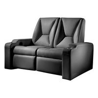 Signature Anthracite Leather Duo Home Cinema Seat