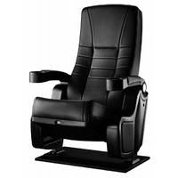 Signature Black Leather Club Home Cinema Seat