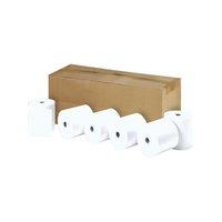 Single Ply Thermal Printer Paper on a Roll (57mm x 30m) 1 x Pack of 21 Rolls
