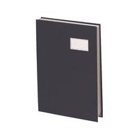 Signature Book (Black) with 20 Compartments with Durable Blotting Card