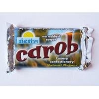 Siesta Natural Carob Bar - No Added Sugar - 50g