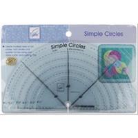 Simple Circles Rotary Cutting Rulers-6/Pkg 231228