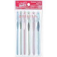 silvalume aluminum crochet hook set sizes f g h i j k 243556