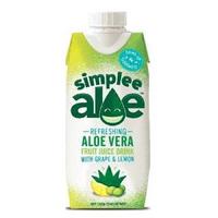 Simplee Aloe Vera Drink With Grape & Lemon - 330ml