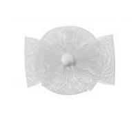 Simplicity Tulle Bow Motif Applique Ivory