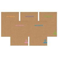 Silvine Premium Recycled Kraft A5 Notebook 80 Pages KRNBA5AC