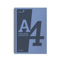 Silvine A4 Notebook Wirebound Polypropylene 60gsm 160pp Assorted Pack