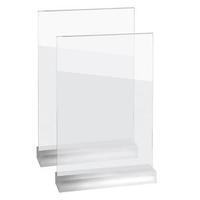 Sigel Table-Top Display Frame Frozen Acrylic Upright Clear for A5