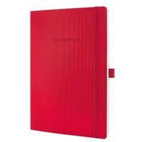 Sigel CONCEPTUM Red Softcover Lined A4 Notebook CO315
