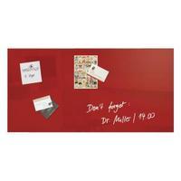 Sigel Magnetic Glass Board Artverum Red 91 x 46 cm GL147