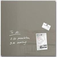 sigel magnetic glass board artverum taupe 48 x 48 cm gl118