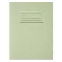 Silvine Exercise Book Ruled and Margin 80 Pages Green Pack of 10 EX102