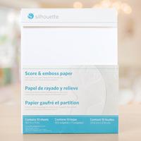 Silhouette Score and Emboss Papers - 8.5 x 11 378826
