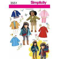 Simplicity Doll Clothes 382770