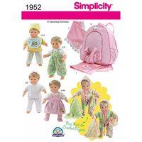 Simplicity Doll Clothes and Accessories 382623