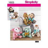 Simplicity Two Pattern Piece Animals 382515