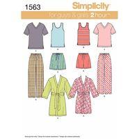 Simplicity Ladies\' Men\'s and Teens\' Sleepwear 382410