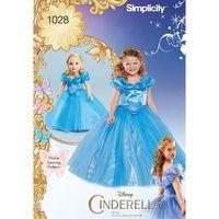 Simplicity Disney Cinderella Costume for Child and 18in Doll 377204