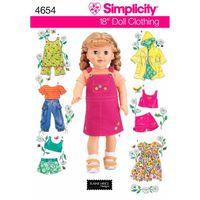 Simplicity Doll Clothes 382922