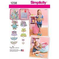 Simplicity Ellie The Elephant with Clothes and Carrying Case 381663