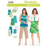 Simplicity Ladies Juniors Smart and Casual Wear 382809