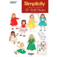 Simplicity Doll Clothes 382901