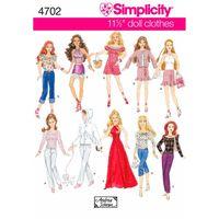 Simplicity Doll Clothes 382923
