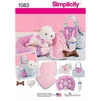 Simplicity Stuffed Puppy and Accessories 377640