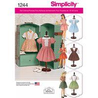 Simplicity Vintage 18 Doll Clothes 381739