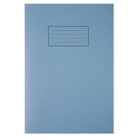 Silvine A4 Exercise Book Ruled and Margin 80 Pages Blue Pack of 10