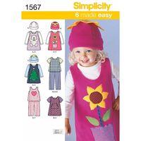 Simplicity Toddlers\' Separates 382418