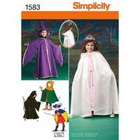 Simplicity Childs Caped Costume 382467