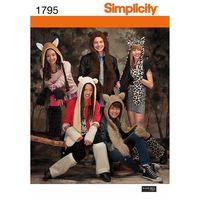 Simplicity Ladies\', Men\'s & Teens\' Animal Hats 382537