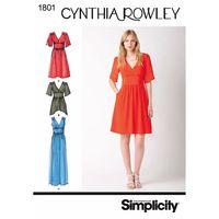 simplicity ladies dresses cynthia rowley collection 382540